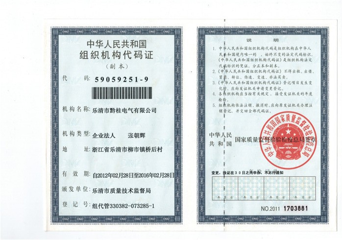 組織機構(gòu)代碼副本