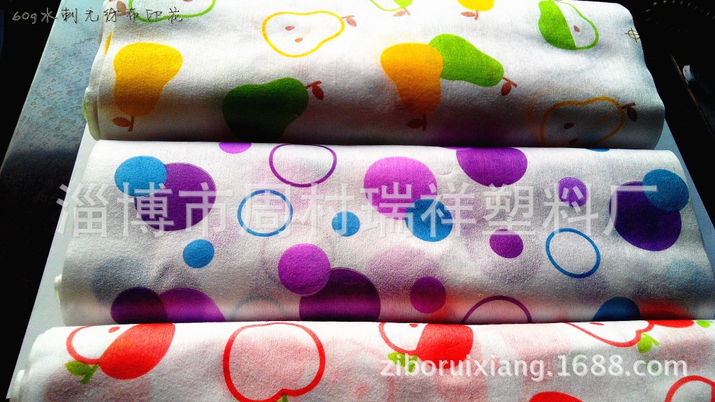 水刺無(wú)紡布印花