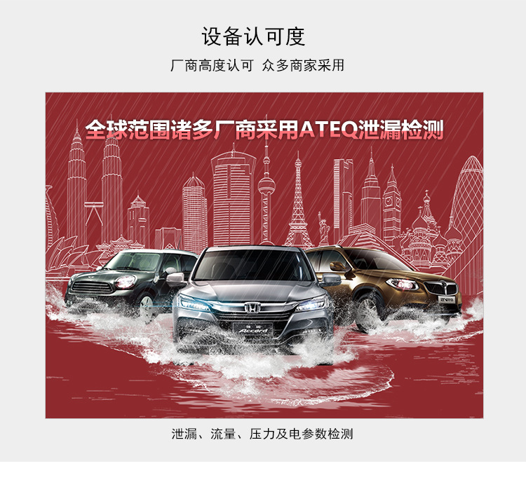 ATEQ-設備認可度，汽車