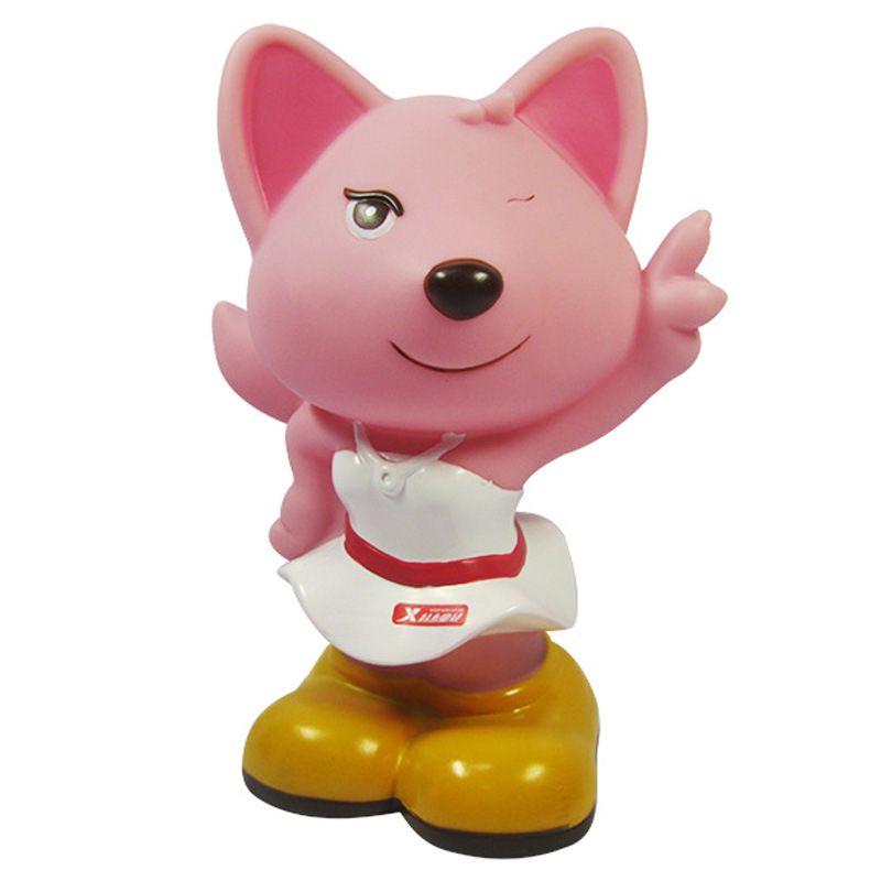 特步呂佩爾狐錢罐正面